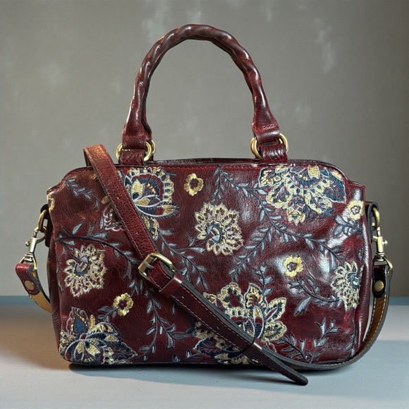 Patricia Nash Handbags - RARE PATRICIA NASH Floral Embroidered Leather Handbag